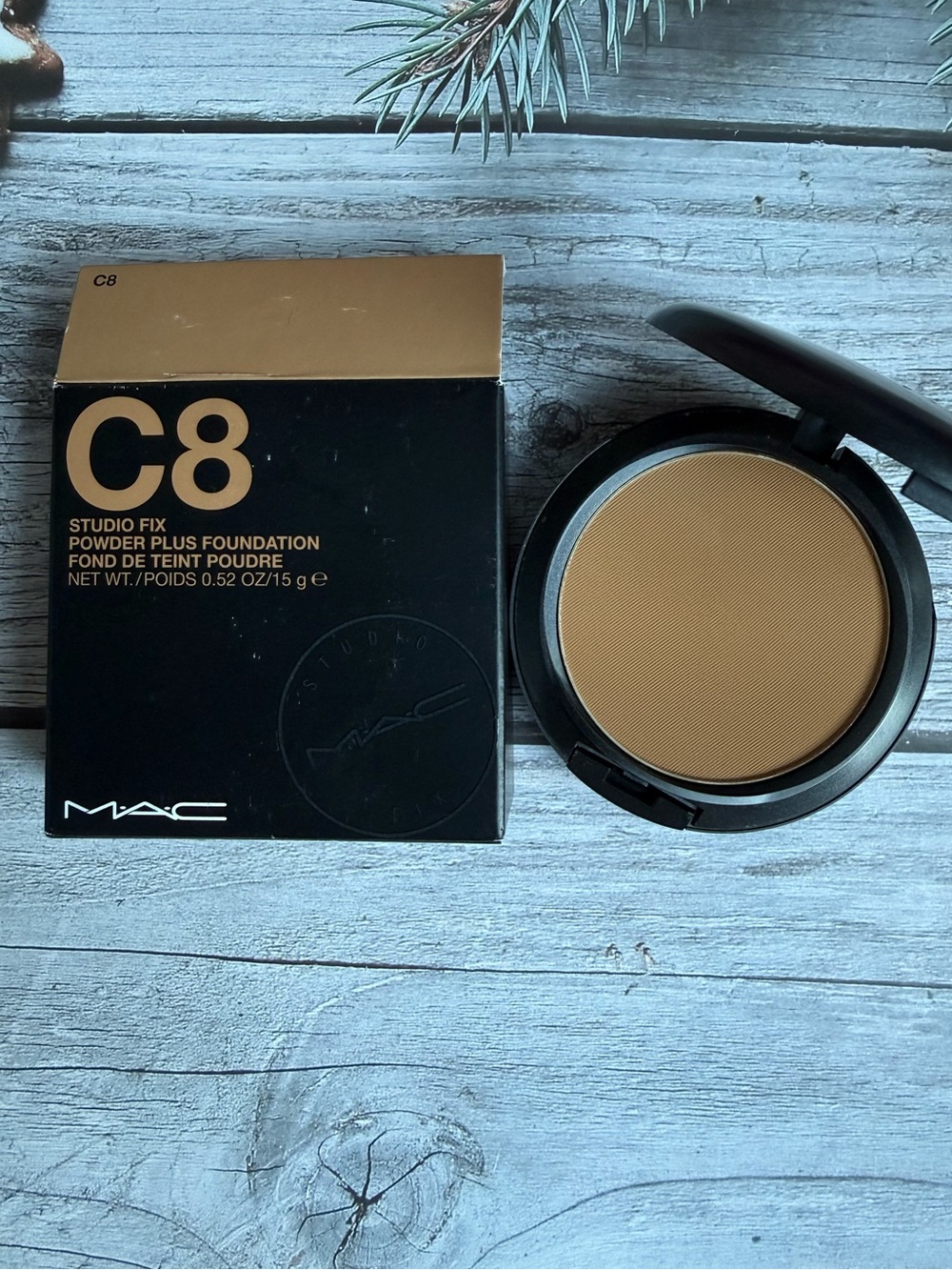 C8 ~ MAC Studio Fix Powder Plus Foundation Full Size 15g Original Formula NIB